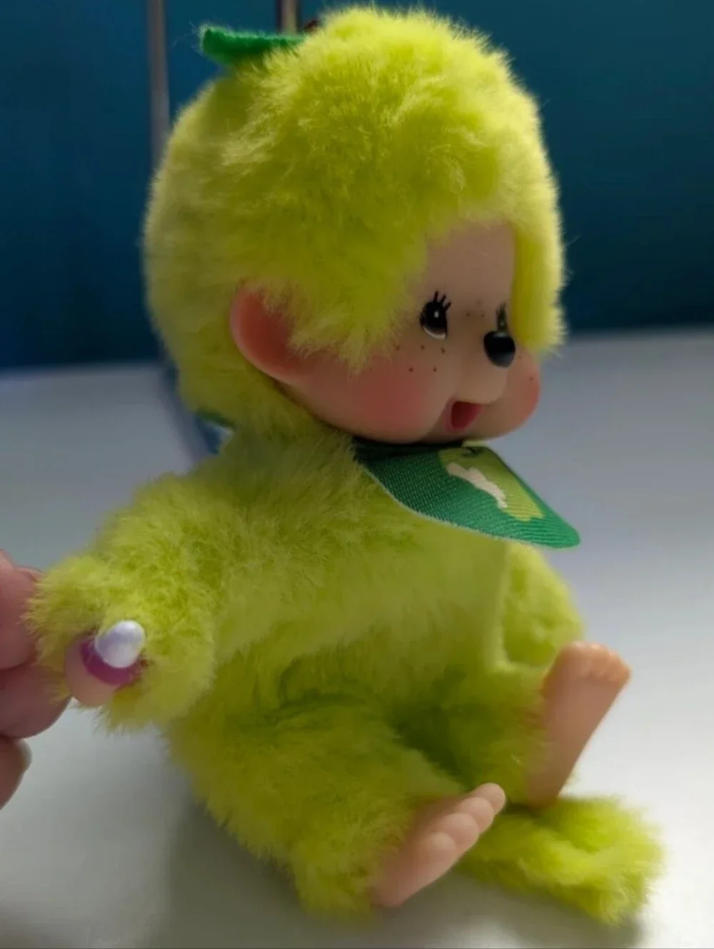 Monchhichi Green Apple NWOT